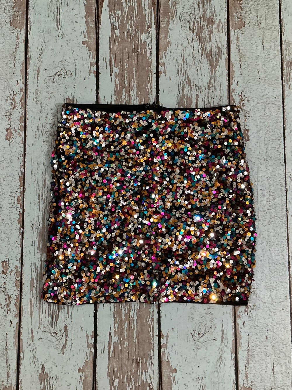 SHEIN Sequin Mini Skirt
